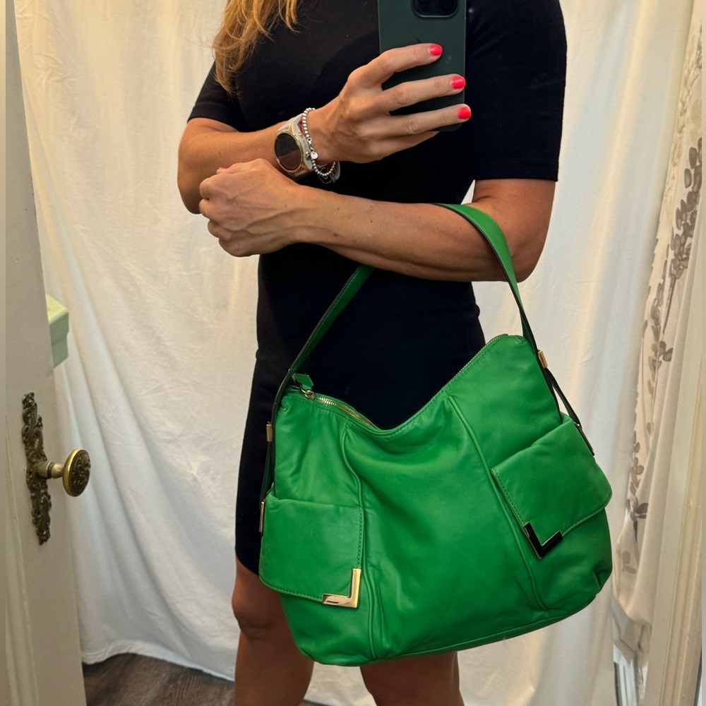 Leather Michael Kors shoulder bag